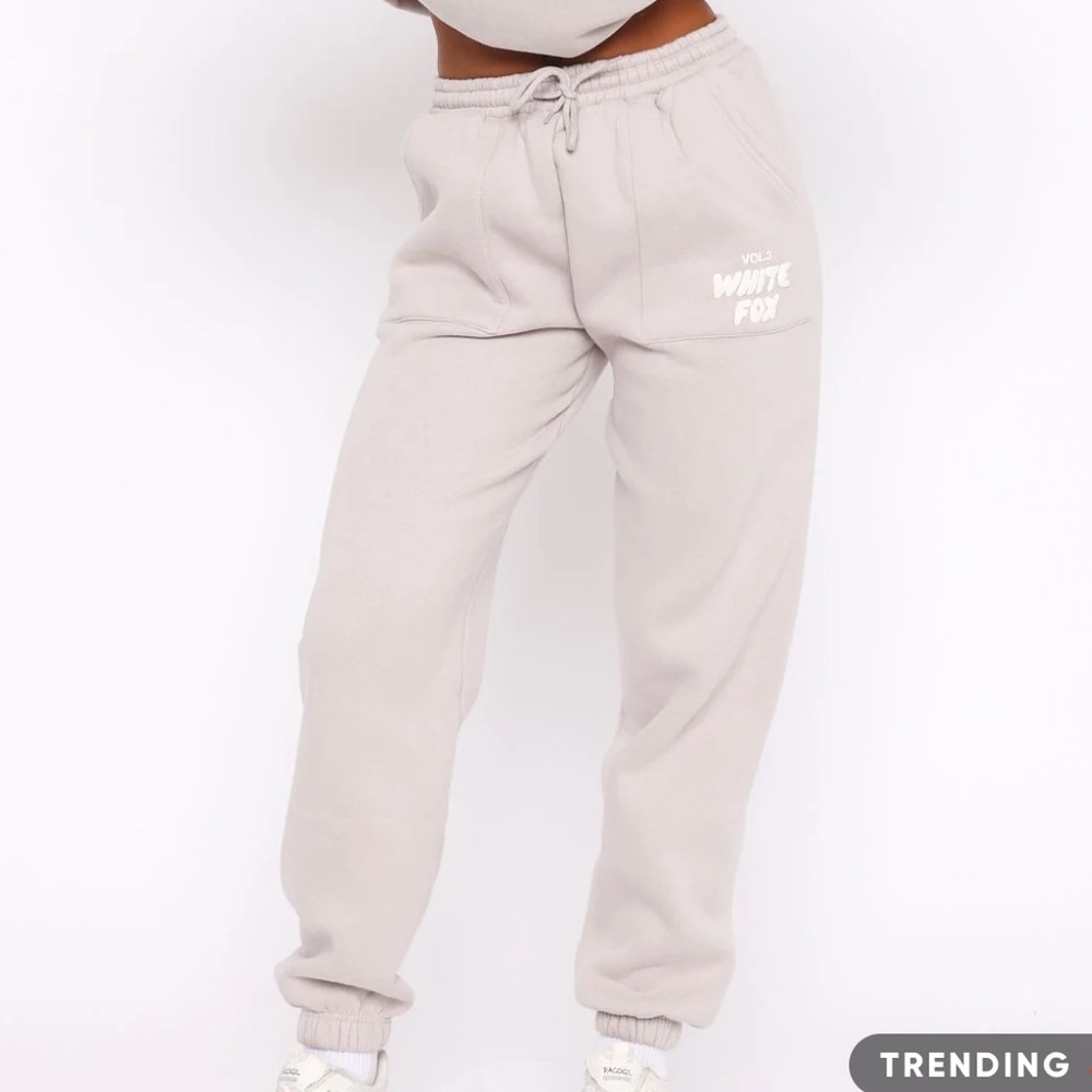 White Fox Moon Sweatpants